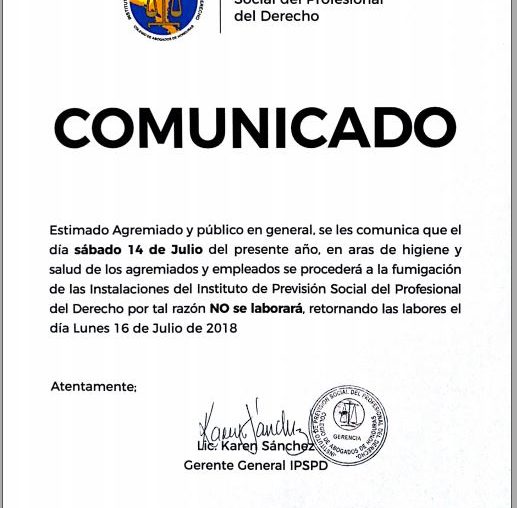 Comunicado